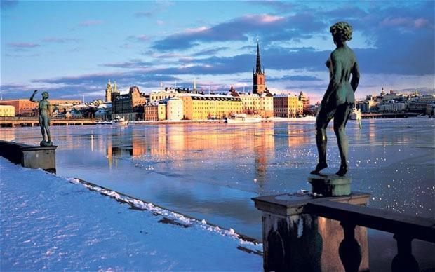 Stockholm Checkin Apartment Alvik Buitenkant foto