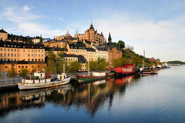Stockholm Checkin Apartment Alvik Kamer foto